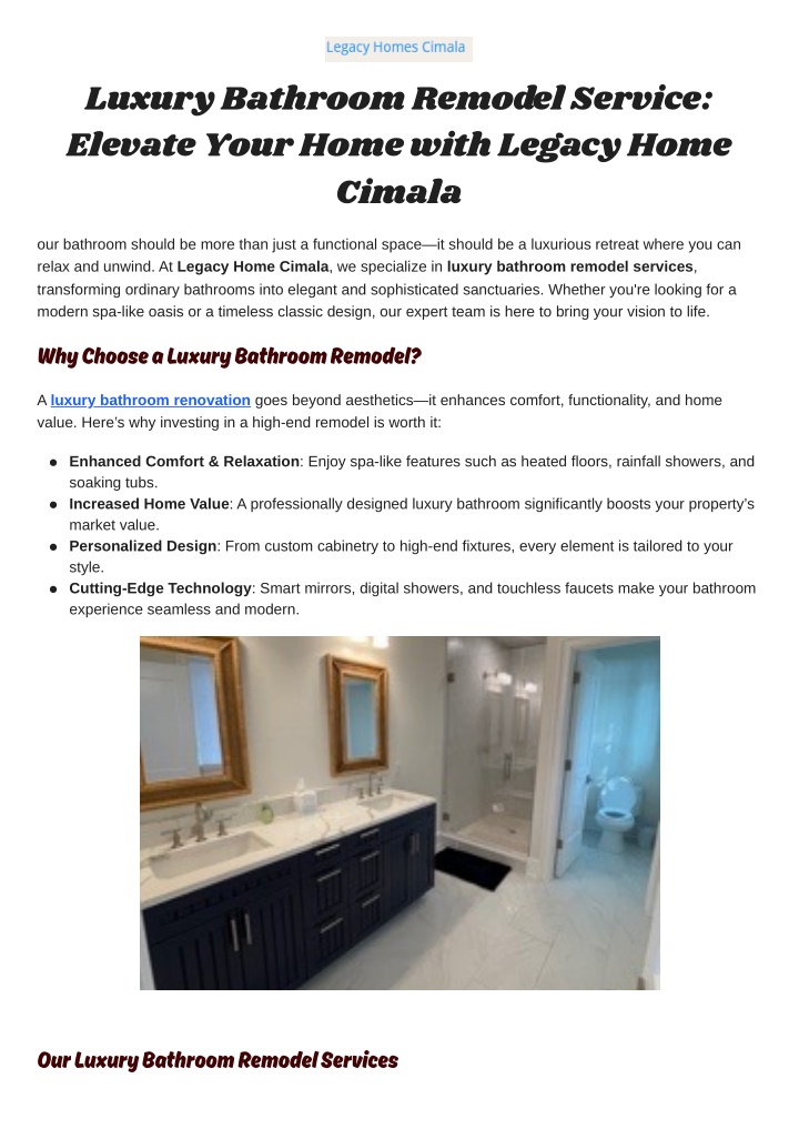 luxury bathroom remodel service elevate your home n.w