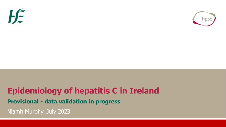 Epidemiology of hepatitis C in Ireland
