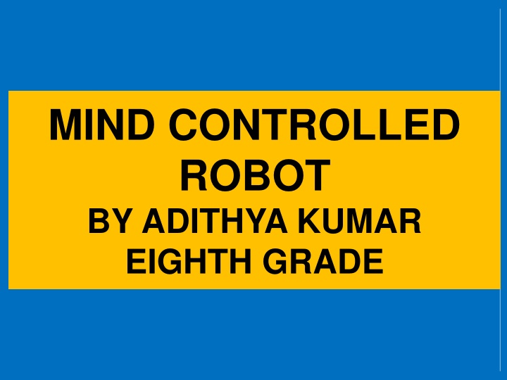 Mind-Controlled Robot Research and Applications