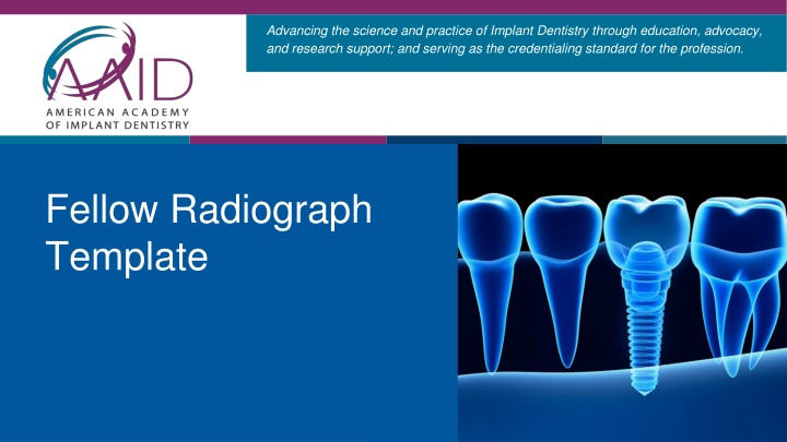 Fellow Radiograph Template