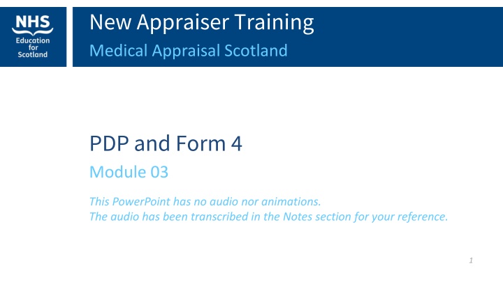 New Appraiser Training