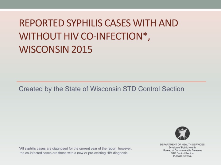 Syphilis and HIV Co-Infection Trends in Wisconsin 2015