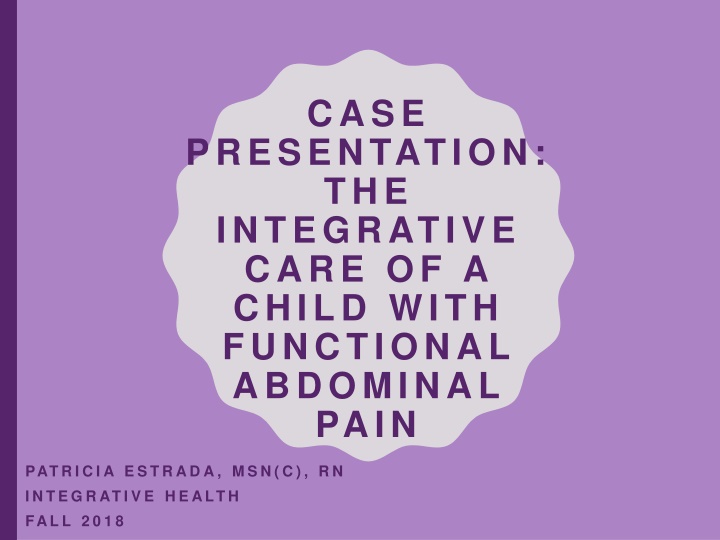Integrative Care of a Child with Abdominal Pain
