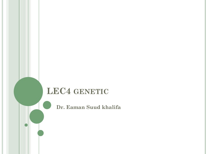 Genetic Diseases and Imprinting Syndromes Overview