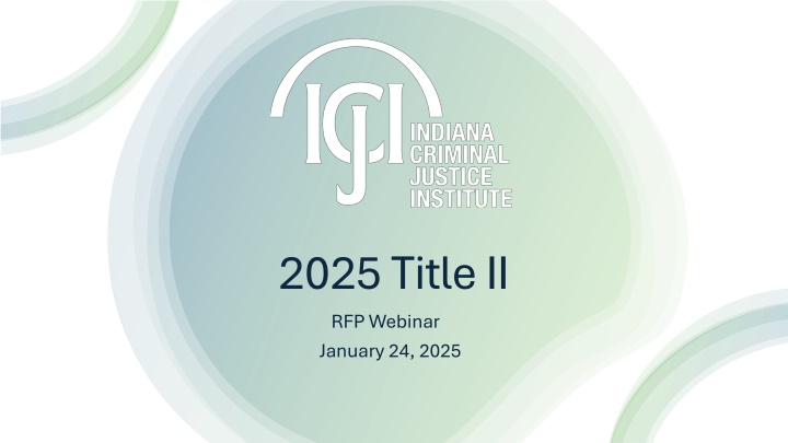 Importance of Title II Funds in Juvenile Justice Programs