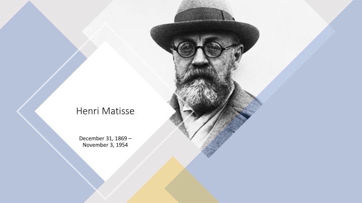 Henri Matisse - Life and Artistic Journey