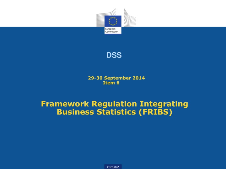 Framework Regulation Integrating Business Statistics: Importance and Benefits