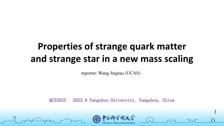 Properties of strange quark matter  and strange star in a new mass scaling