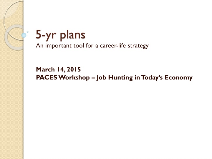 Strategize Your Career Success