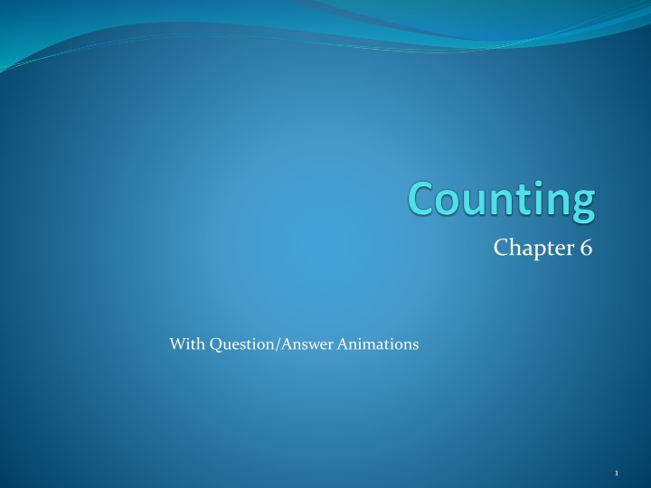 Counting Principles and Permutations