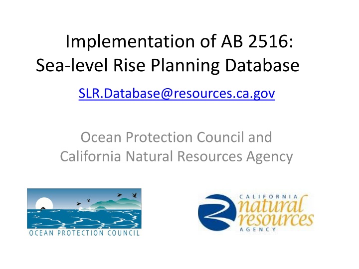 Implementation of AB 2516