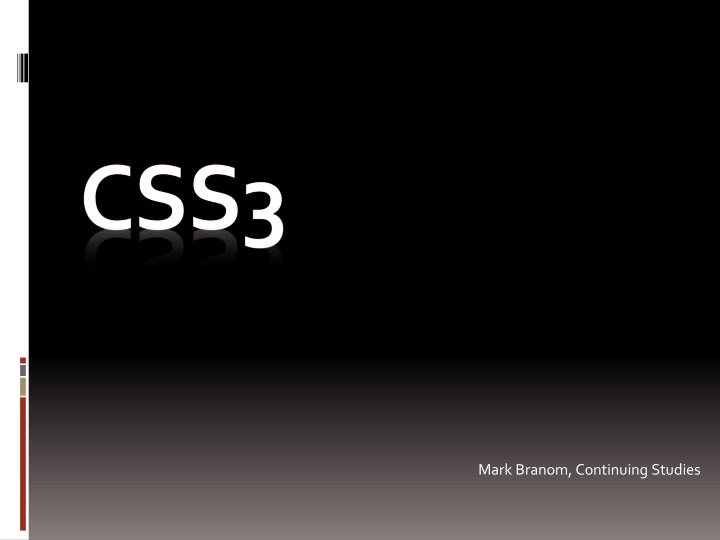 Brief Overview of CSS Evolution