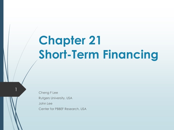 Chapter 21  Short-Term Financing
