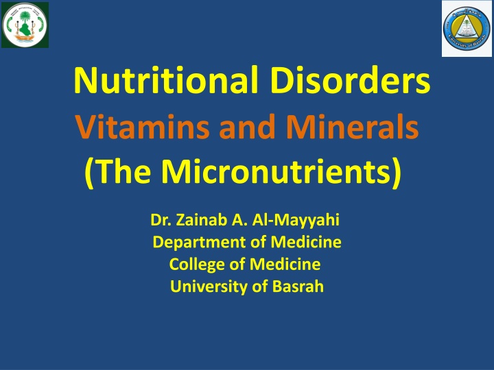 Nutritional Disorders