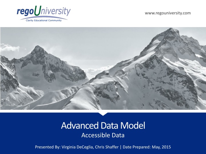Advanced Data Model