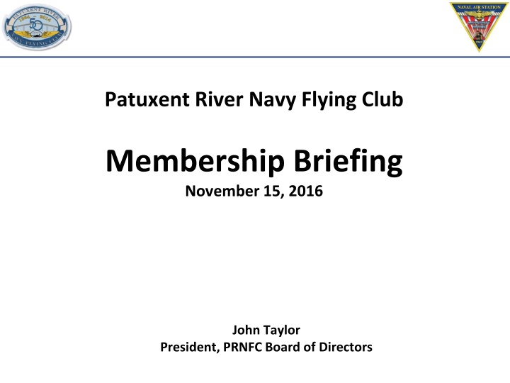 Membership Briefing