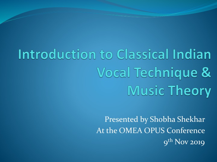 Hindustani Classical Music: An Introduction to Ragas and Vocal Techniques