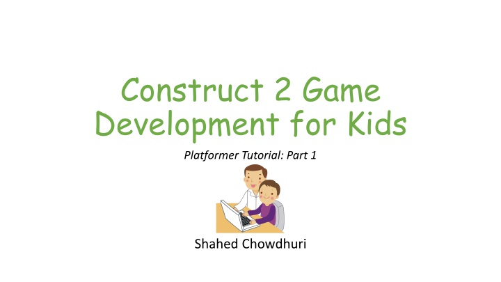 Construct 2 Game Development for Kids - Platformer Tutorial Part 1