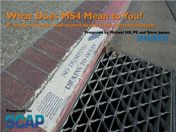 What Does MS4 Mean to You?