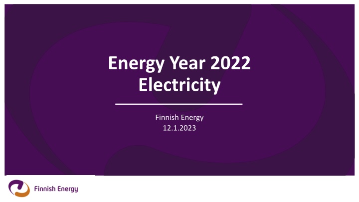 Electricity Consumption Trends in Finland 2022