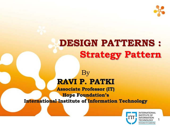 DESIGN PATTERNS: Strategy Pattern