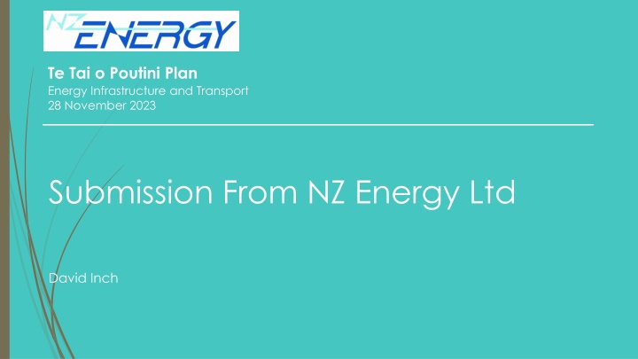 Submission From NZ Energy Ltd