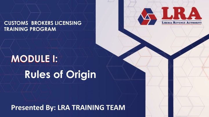 Rules of Origin