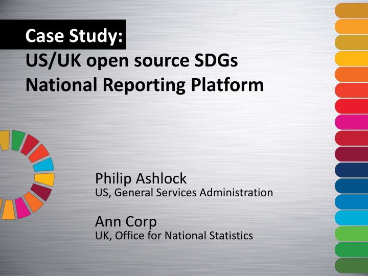 US/UK Open Source SDGs National Reporting Platform