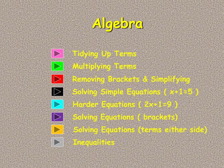Algebra