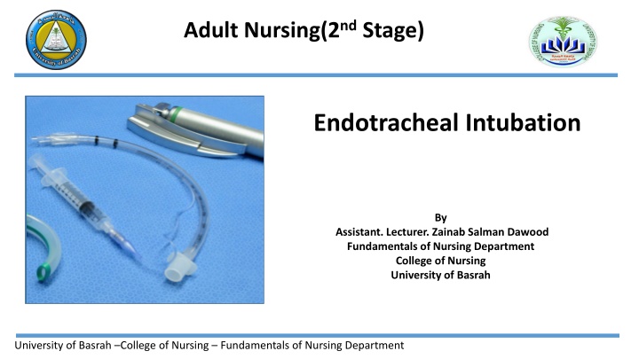 Endotracheal Intubation