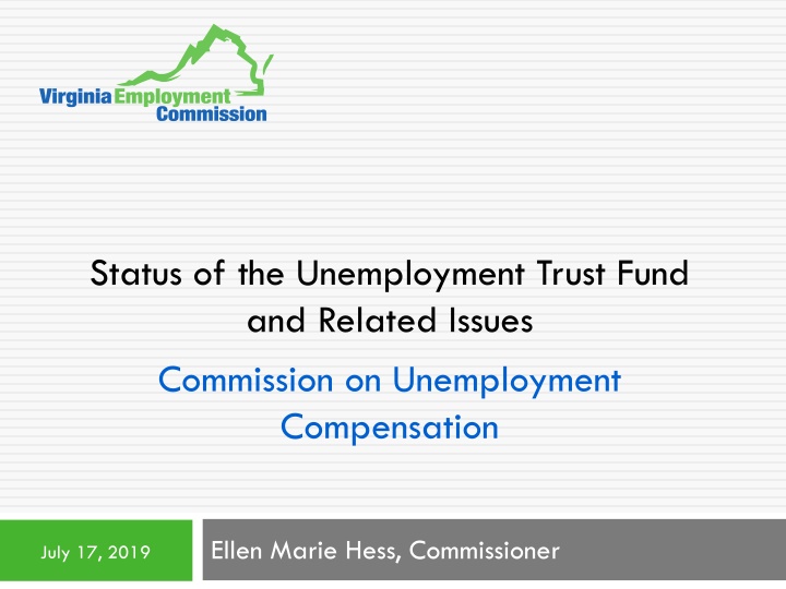 Status of Unemployment Trust Fund and Related Issues
