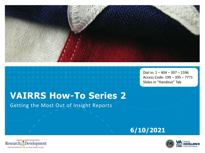 VAIRRS How-To Series 2