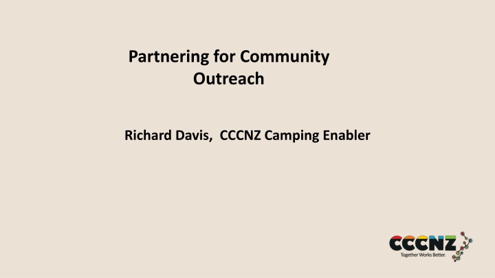 Partnering for Community  Outreach