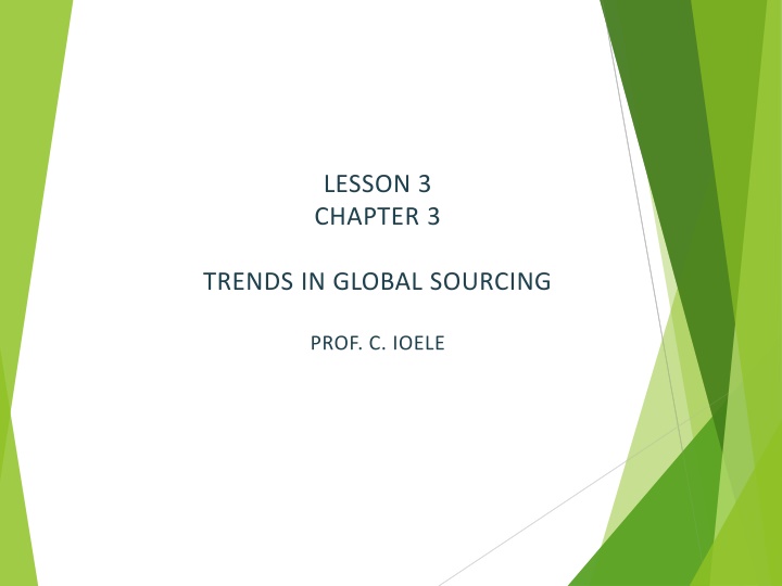 Current Trends in Global Sourcing: Textile and Apparel Industry Insights