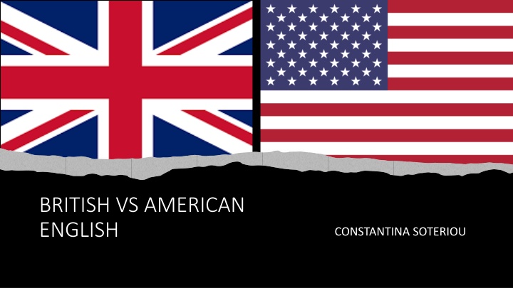 BRITISH VS AMERICAN ENGLISH