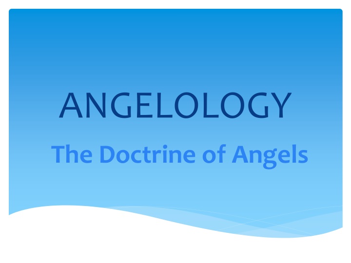 ANGELOLOGY