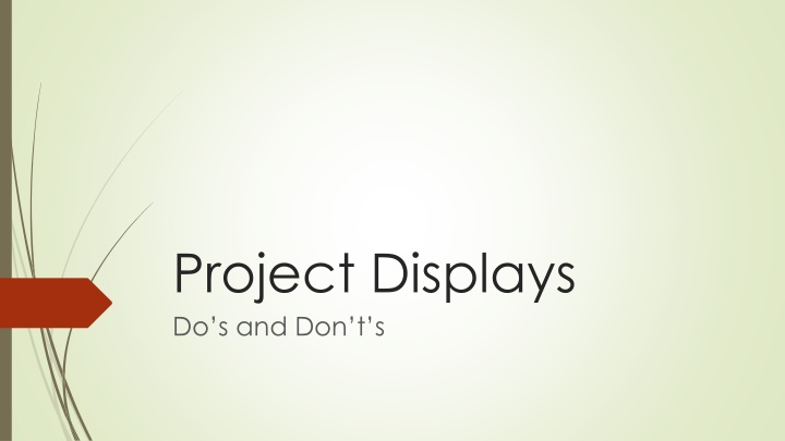 Project Displays