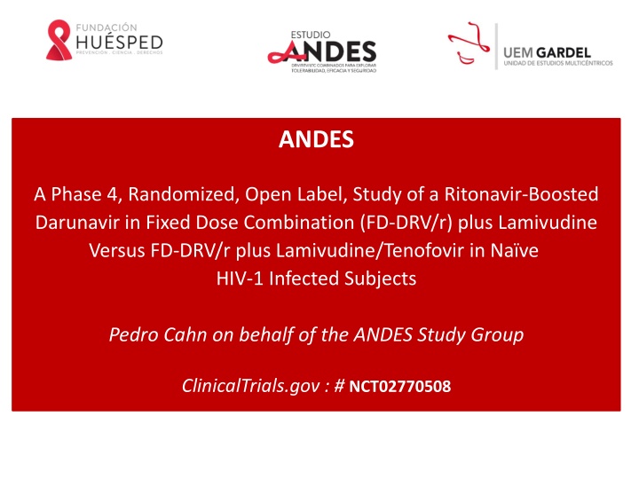 Phase 4 Study of Ritonavir-Boosted Darunavir in HIV-1 Infected Subjects
