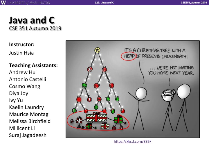 Java and C
