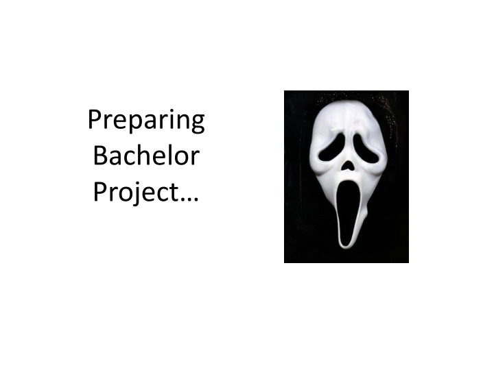 Bachelor Project Preparation Timeline