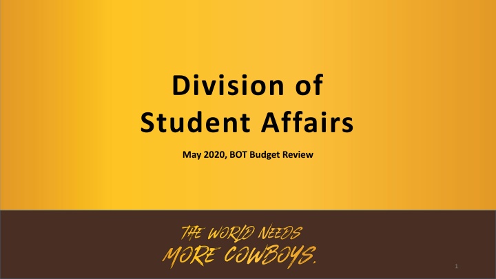 Division of Student Affairs