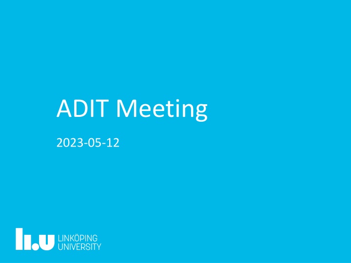 ADIT Meeting
