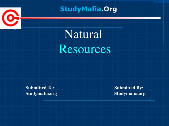 Natural Resources and Conservation