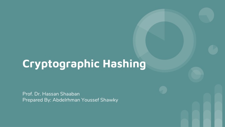 Cryptographic Hashing and its Importance