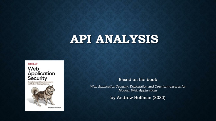 API ANALYSIS