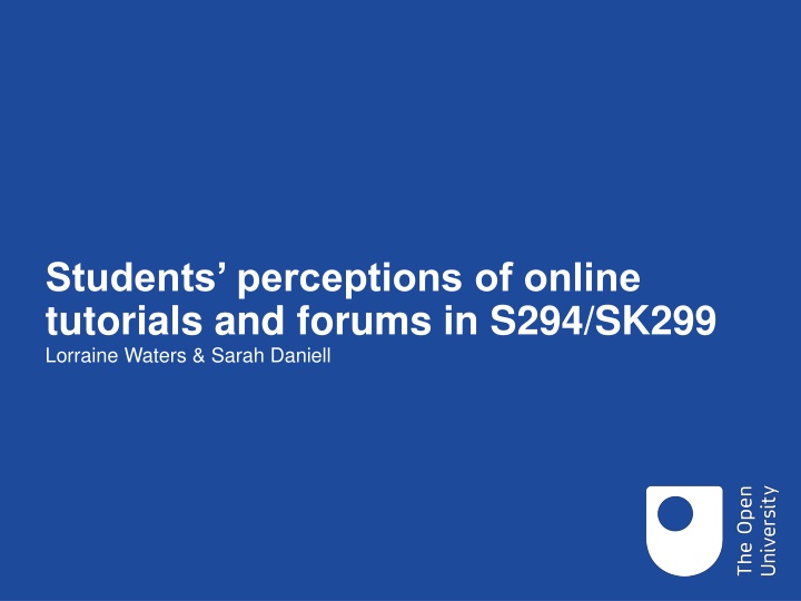 Students' Engagement in Online Learning