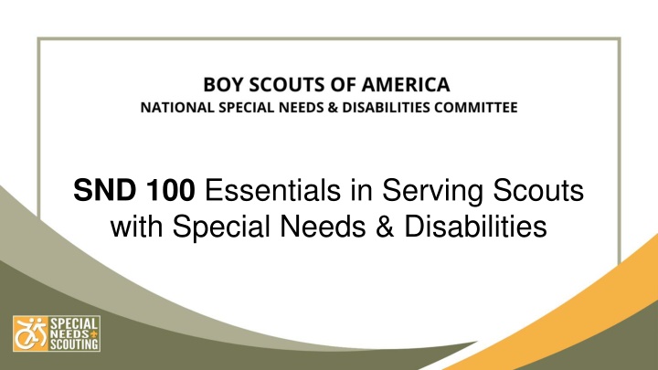 Essentials in Serving Scouts with Special Needs