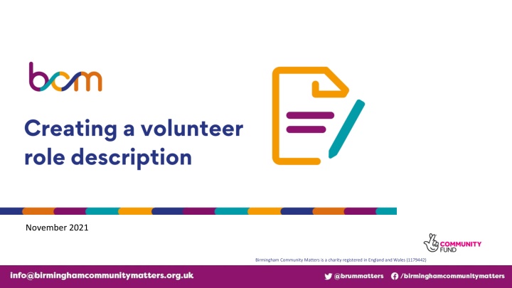 Supporting Community Groups in Birmingham | Volunteering Opportunities