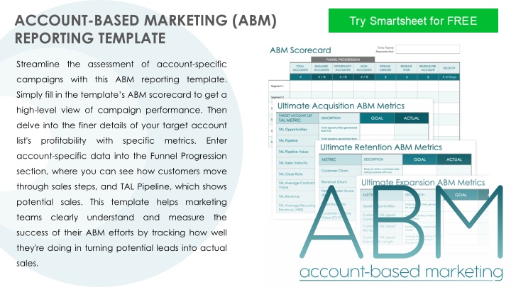 ACCOUNT-BASED MARKETING (ABM)  REPORTING TEMPLATE
