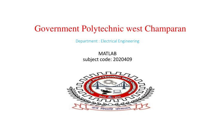 Government Polytechnic west Champaran